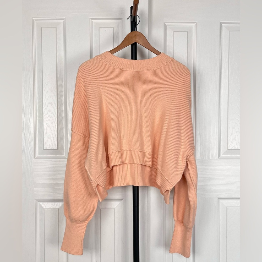 Free People Easy Street Crop Pullover